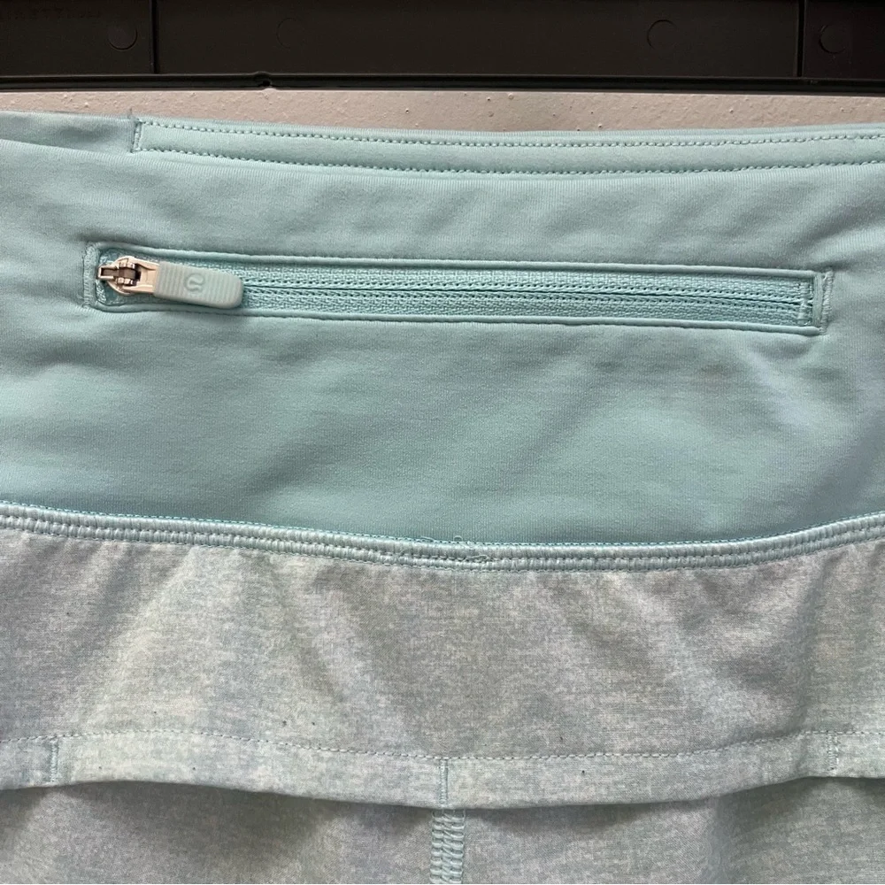 Lululemon Speed Up Short 2.5" Heather Lux Multi Icing Blue/Icing Blue - Picture 9 of 12
